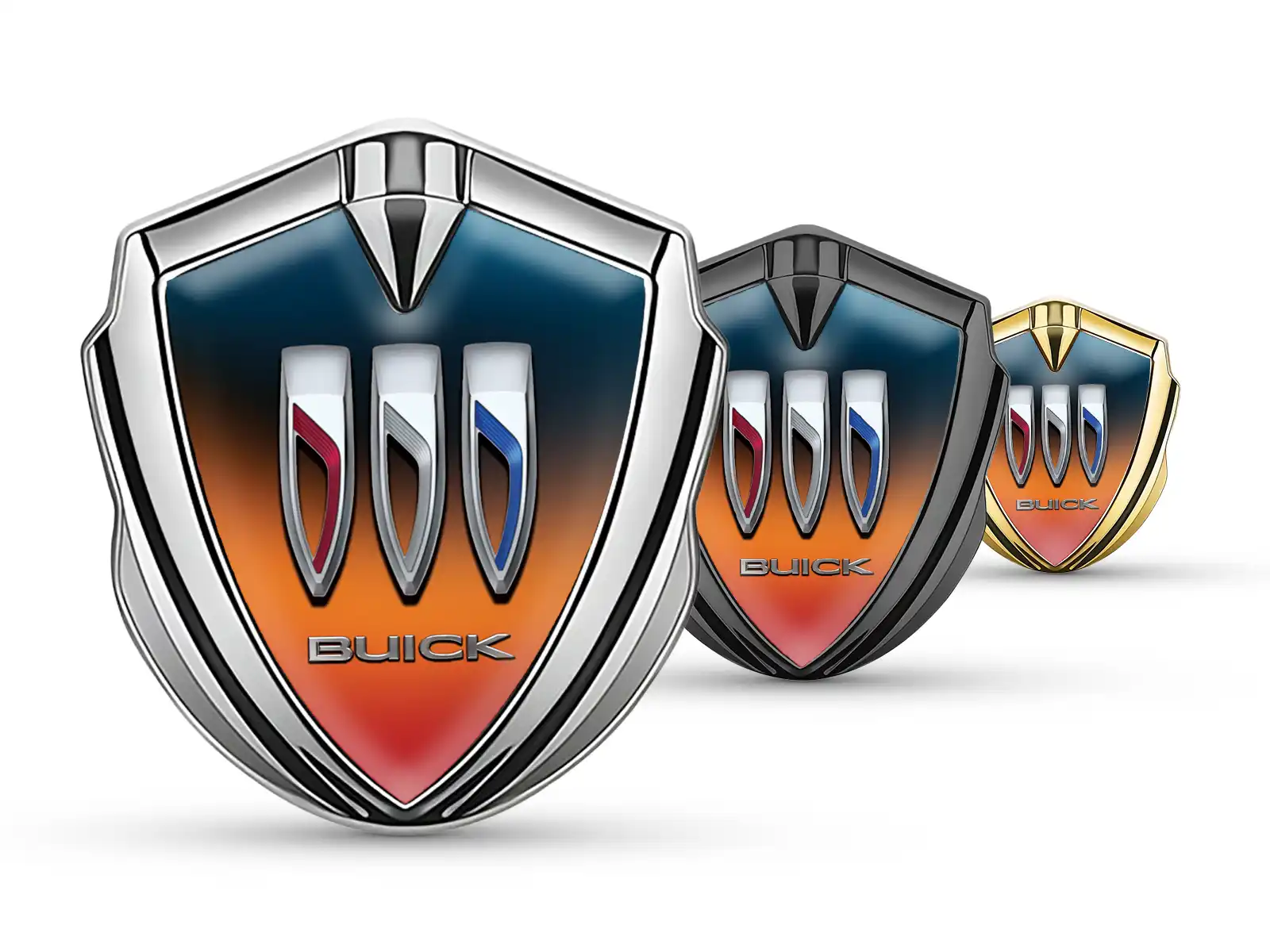 Buick Emblem Metall Abzeichen Tuning Look Glänzend Detail
